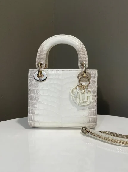 Dior Lady Dior Mini Himalaya Crocodile Niloticus