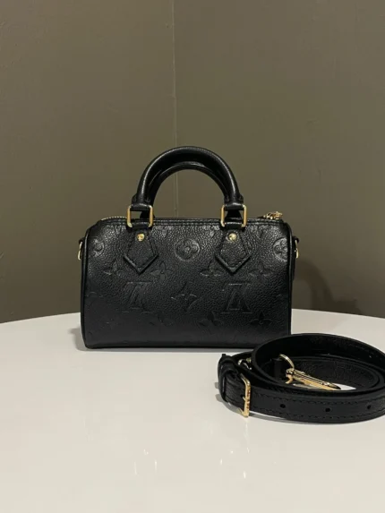 Louis Vuitton Nano Speedy Monogram Empreinte Leather