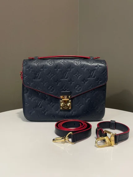 Louis Vuitton Pochette Metis Navy Empreinte