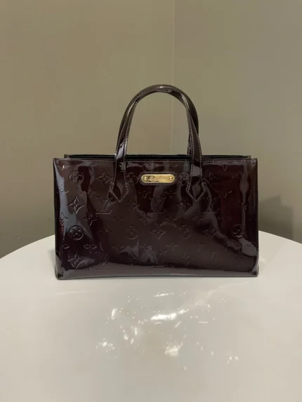 Louis Vuitton Wilshire PM Tote Bag Amarante Vernis