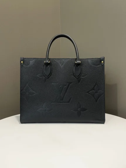 Louis Vuitton Onthego MM Black Empreinte