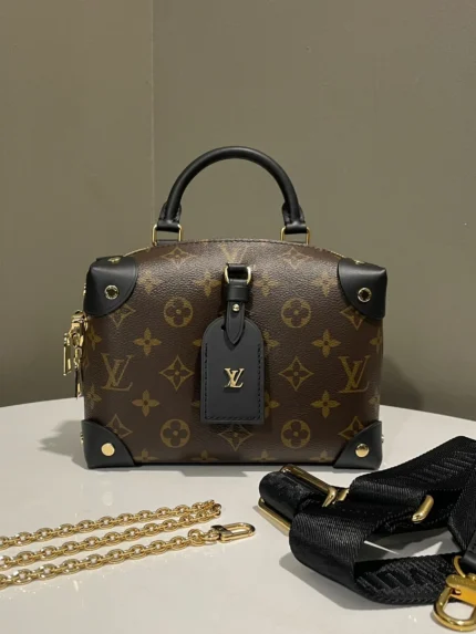 Louis Vuitton Petite Malle Souple Monogram / Black