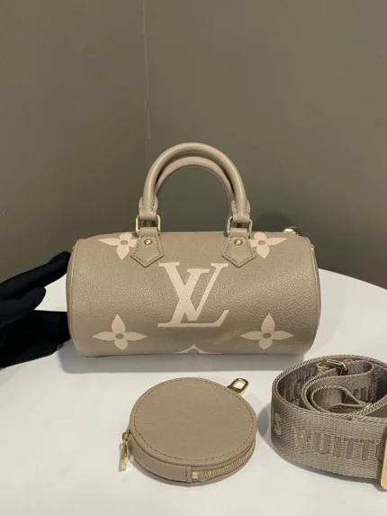 Louis Vuitton Papillon BB Bag Tourterelle Empreinte Monogram