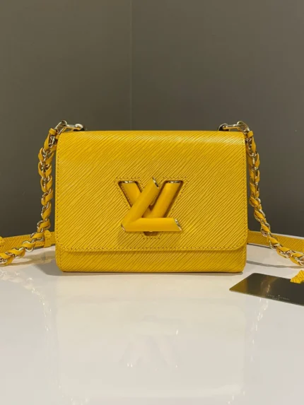 Louis Vuitton Twist Chain Bag Yellow Epi