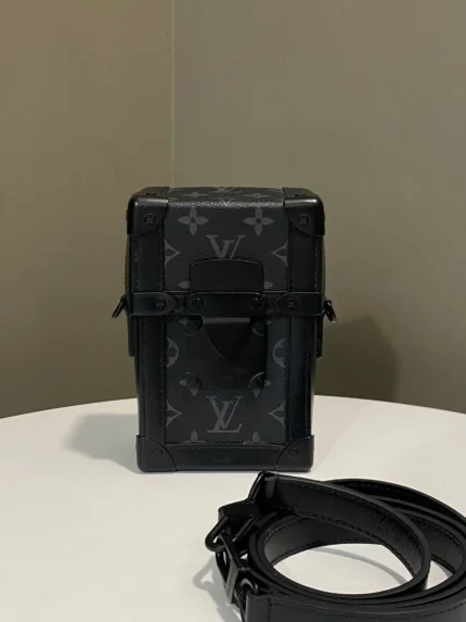 Louis Vuitton Vertical Wearable Trunk Wallet Monogram Eclipse